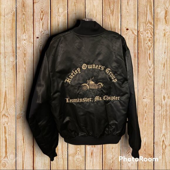 Vintage Harley Davidson “Harley Girl” Quilted Jacket by Birdie by Richard A Lesl - Picture 1 of 7